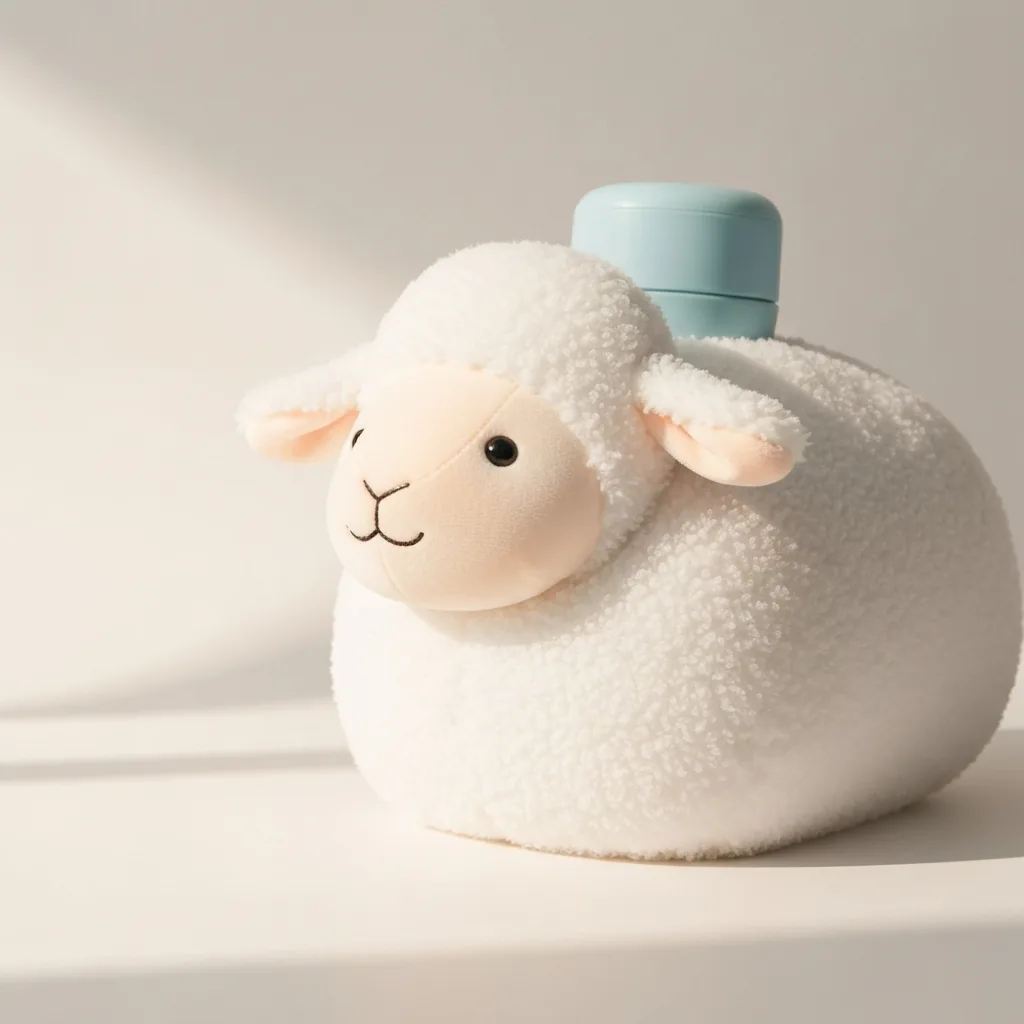 Coussin Nuque Chauffant Mouton Micro-ondes